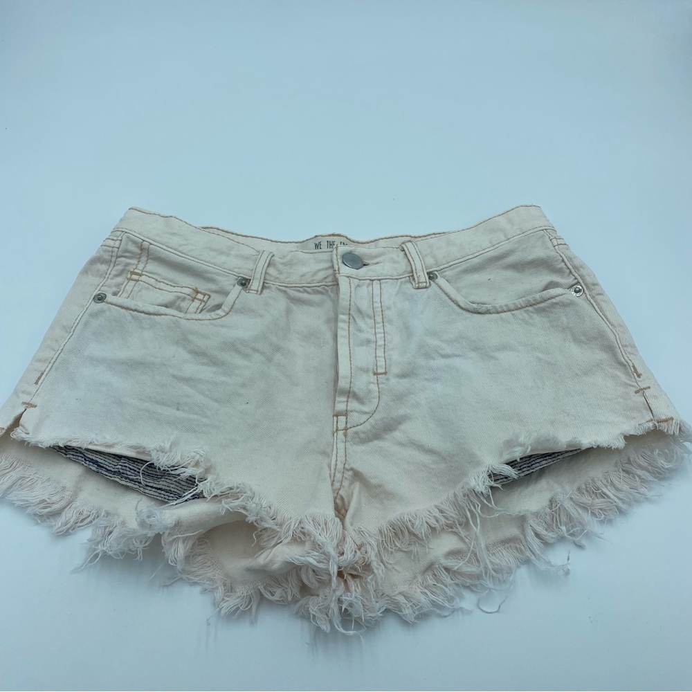 We The Free‎ Destroyed Cut Off Denim Shorts Size 26